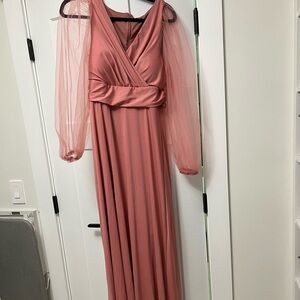 Maxi pink Shien dress